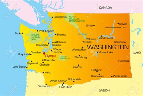 Indian Casino Do Estado De Washington Mapa
