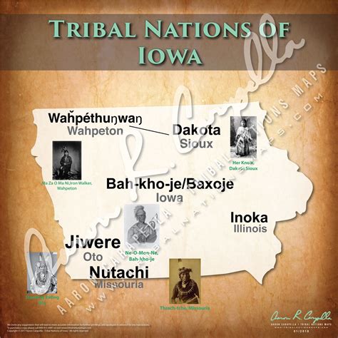 Iowa Cassinos Indigenas Mapa