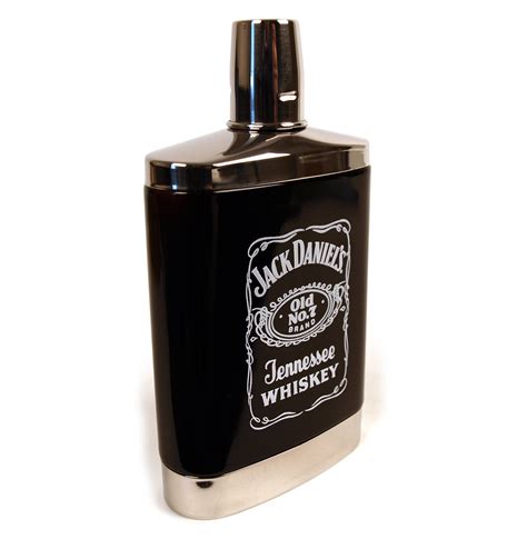 Jack Daniels Vidro Preto Hip Flask
