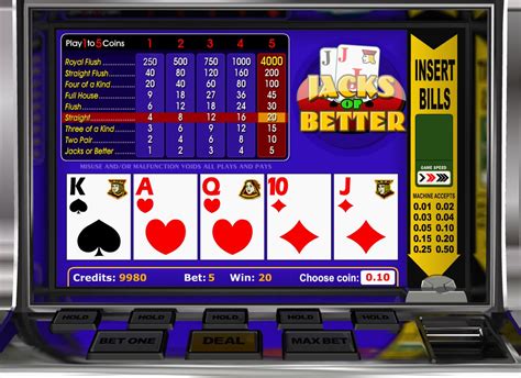 Jacks Or Better Video Poker 888 Casino