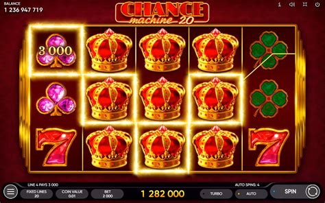 Jogar Chance Machine 20 Com Dinheiro Real