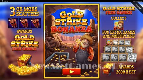 Jogar Gold Strike Bonanza No Modo Demo