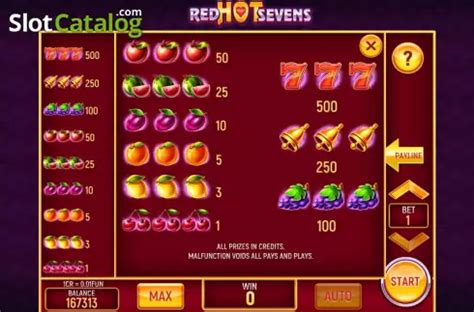 Jogar Red Hot Sevens 3x3 Com Dinheiro Real