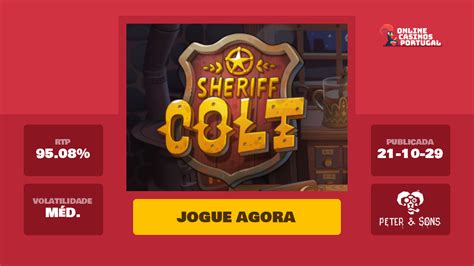 Jogar Sheriff Colt Com Dinheiro Real
