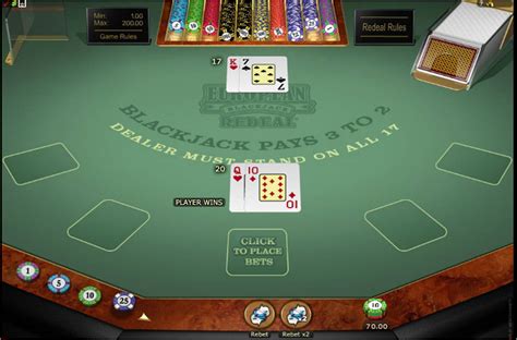 Jogue European Blackjack Gold Online