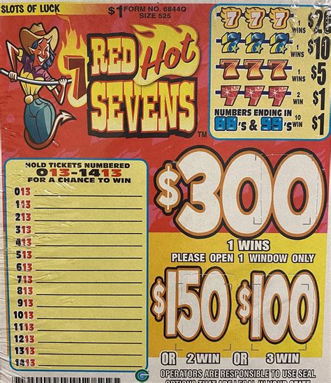 Jogue Red Hot Sevens Pull Tabs Online