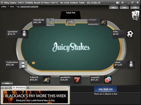 Juicy Stakes Poker Eua