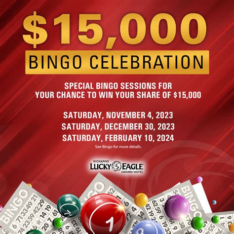 Kickapoo Sorte Eagle Casino Bingo