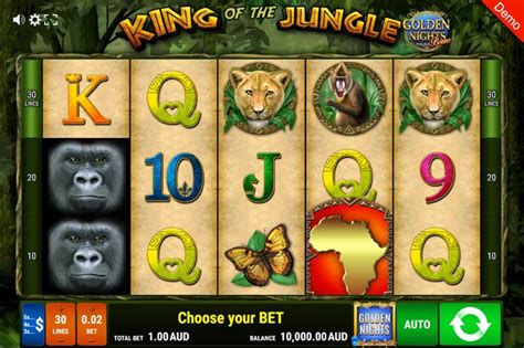 King Of The Jungle Golden Nights Bonus Betsson