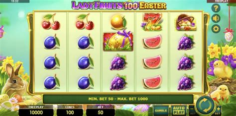Lady Fruits 100 Easter Betway