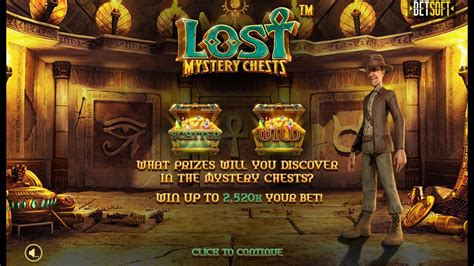 Lost Mystery Chests Bet365