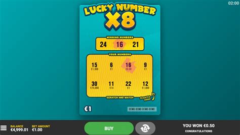 Lucky Number X8 Betsson