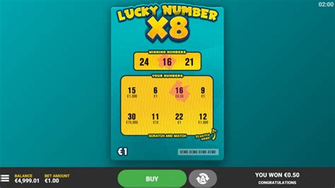 Lucky Number X8 Bodog