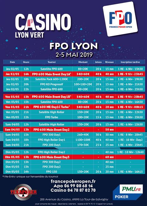 Lyon Vert Poker Tournoi