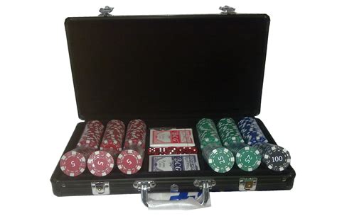Maletin De Poker 300 Fichas Numeradas