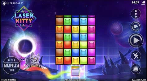 Mega Laser Kitty Cubes With Interspace Slot Gratis