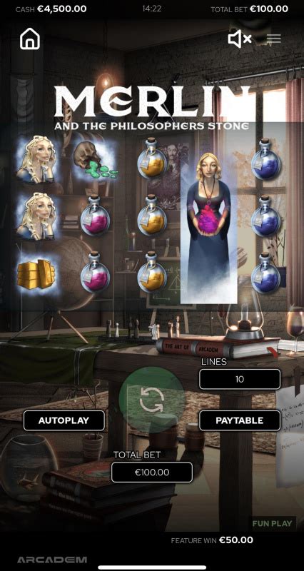 Merlin And The Philosopher Stone Slot - Play Online