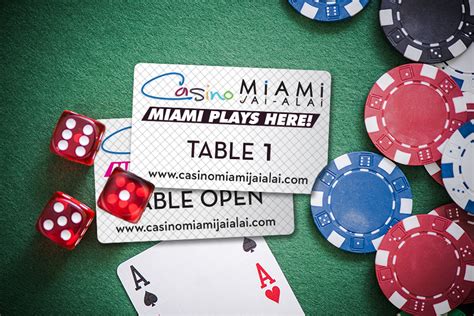 Miami Jai Alai Promocoes De Poker