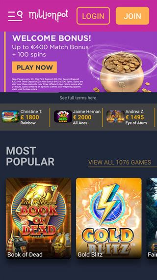 Millionpot Casino App