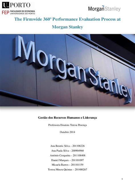 Morgan Stanley Jogo Relatorio