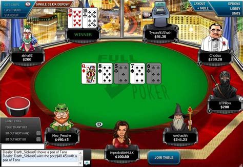 O Full Tilt Poker De$ 10 Ingyen
