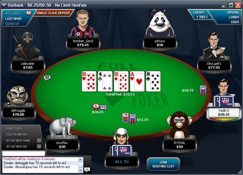 O Full Tilt Poker Retorno De Dinheiro