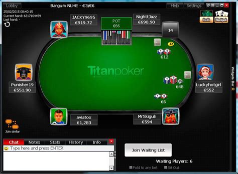 O Titan Poker Opcoes De Deposito