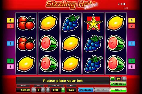 Online Casino Spiele Sizzling Hot Deluxe Ohne Anmeldung To Play Novoline