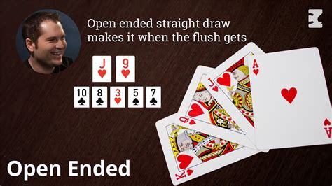 Open Ended Straight Draw Poker
