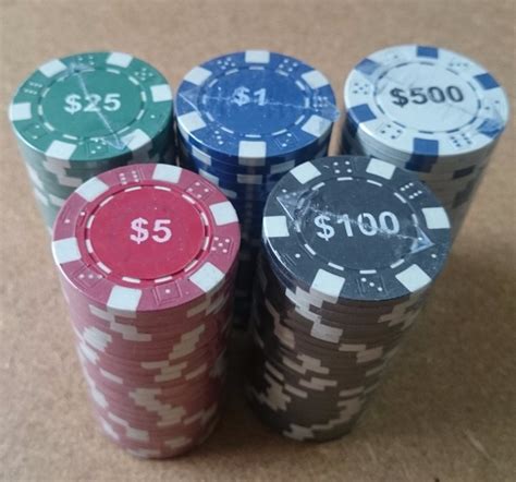 Padrao De Fichas De Poker De Peso