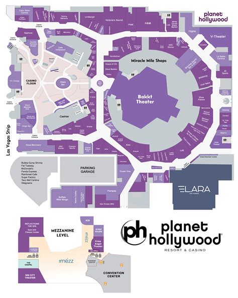 Planet Hollywood Casino Piso Plano