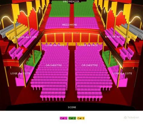 Plano De Salle Numerote Casino De Paris