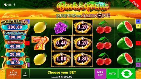 Play Back To The Fruits Respins Of Amun Re Slot
