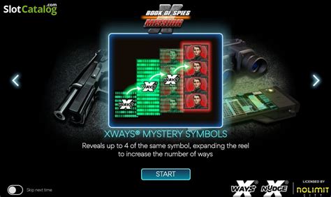 Play Book Of Spies Mission X Slot
