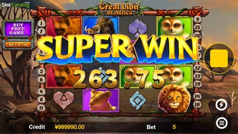 Play Great Lion Of Africa Slot