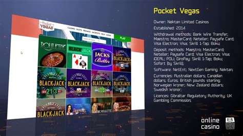 Pocket Vegas Casino Aplicacao