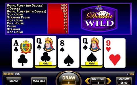 Poker 7 Bonus Deuces Wild Betsul