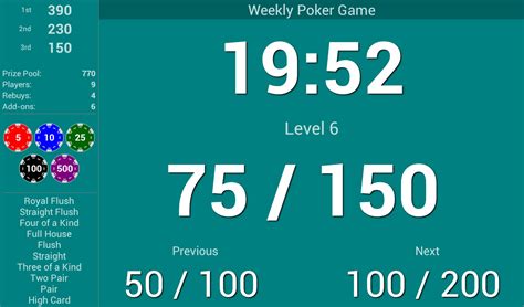 Poker Blinds App Android
