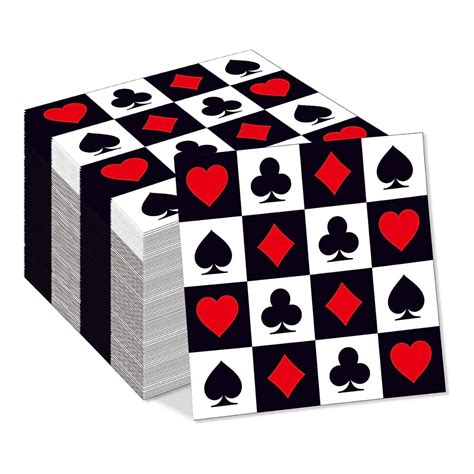 Poker Guardanapos De Papel