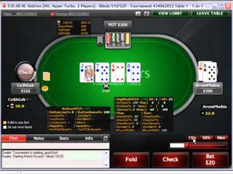 Poker Heads Up Sng Hyper Turbo