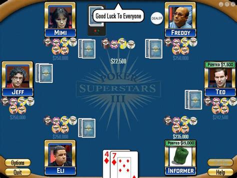 Poker Superstars 3 De Ouro Chip Desafio De Serie