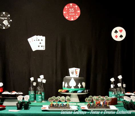 Poker Tema Decoracoes Do Partido