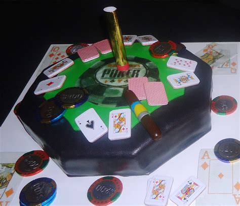 Poker Tematicos Bolo De Aniversario