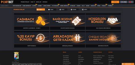 Portbet Casino Bonus