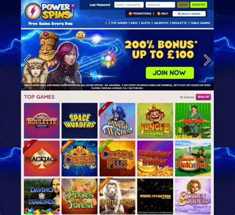 Power Spins Casino Apostas