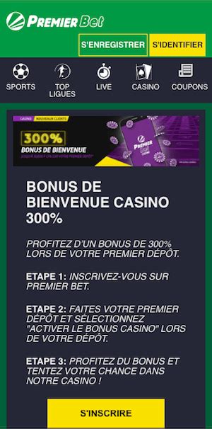 Premier Bet Casino Bonus