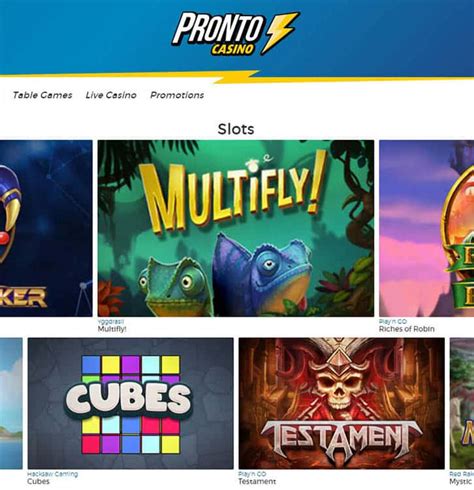 Pronto Casino Download