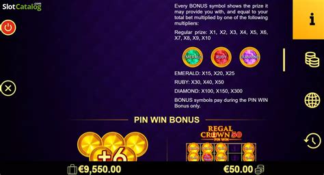 Regal Crown 50 Pin Win Bet365
