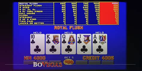 Royal Flush Party Video Poker Leovegas