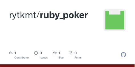 Ruby Poker Github